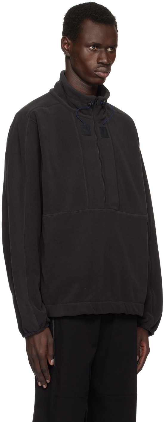 GR10K SSENSE Exclusive Black High Neck Sweater