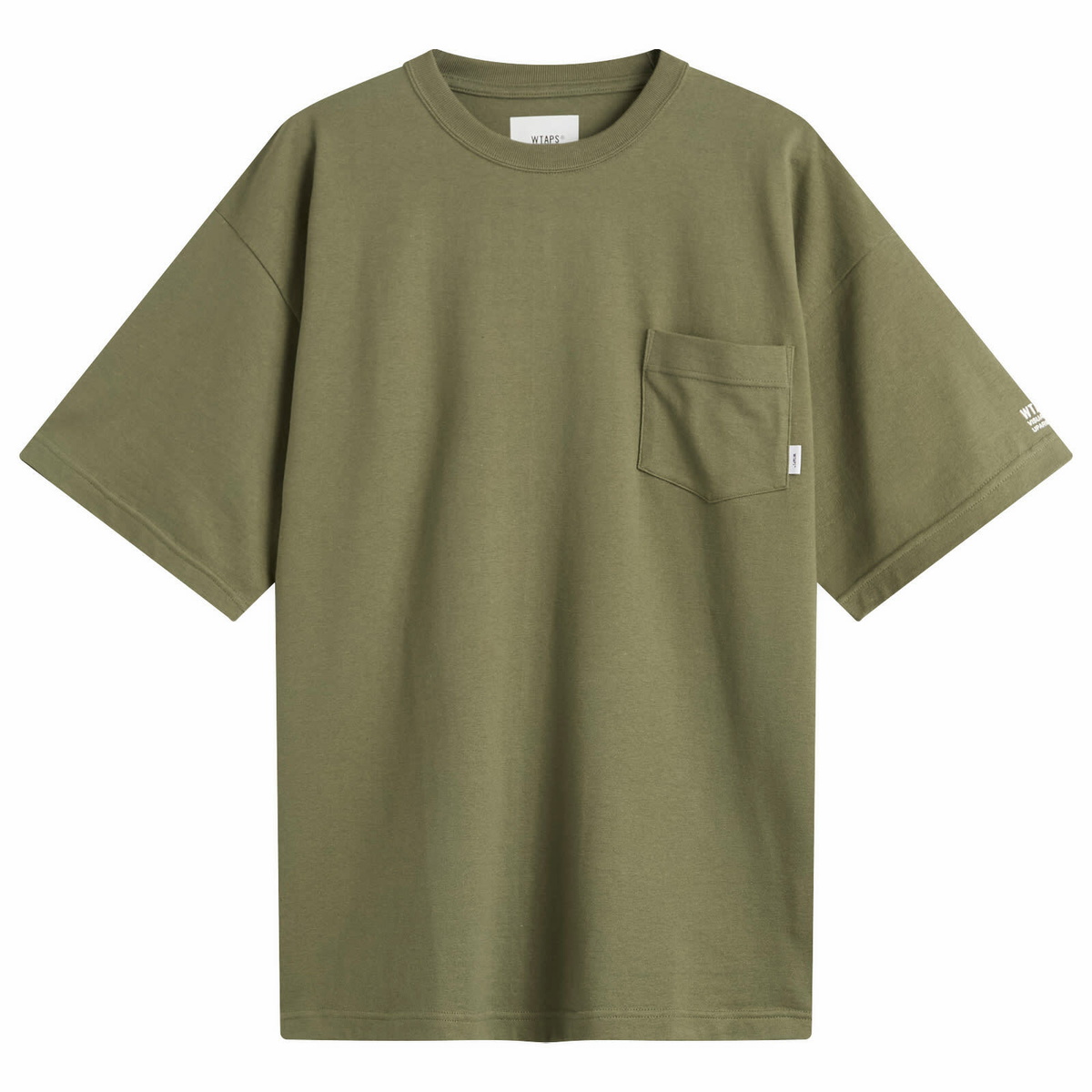 WTAPS - Scout Logo-Print Broadcloth Shirt - Green WTAPS