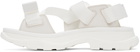 Alexander McQueen White Tread Sandals