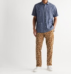 Sid Mashburn - Printed Cotton-Twill Trousers - Brown