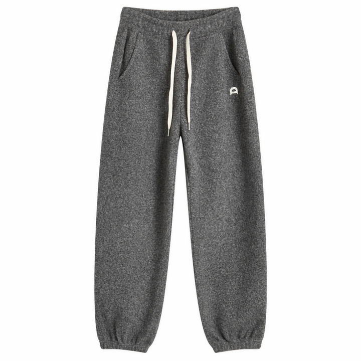 Photo: DUNST Women's Unisex Boucle Jogger Pants in Melange Grey