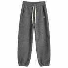 DUNST Women's Unisex Boucle Jogger Pants in Melange Grey