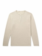 Anderson & Sheppard - Linen Henley T-Shirt - Neutrals