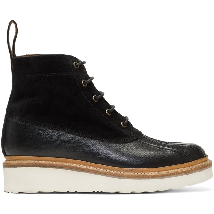 Photo: Grenson Black Spike Lace-Up Boots