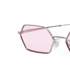 Ray-Ban Women's Yevi Sunglasses in Gunmetal/Pink 