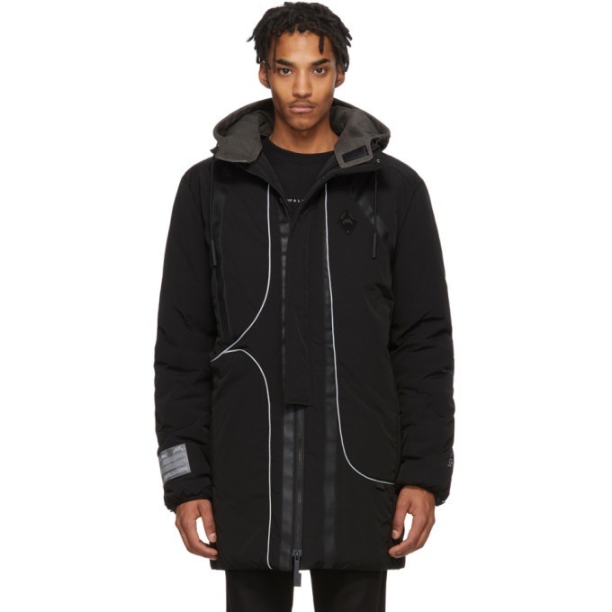 Photo: A-Cold-Wall* Black Memory Crinkle Puffer Coat