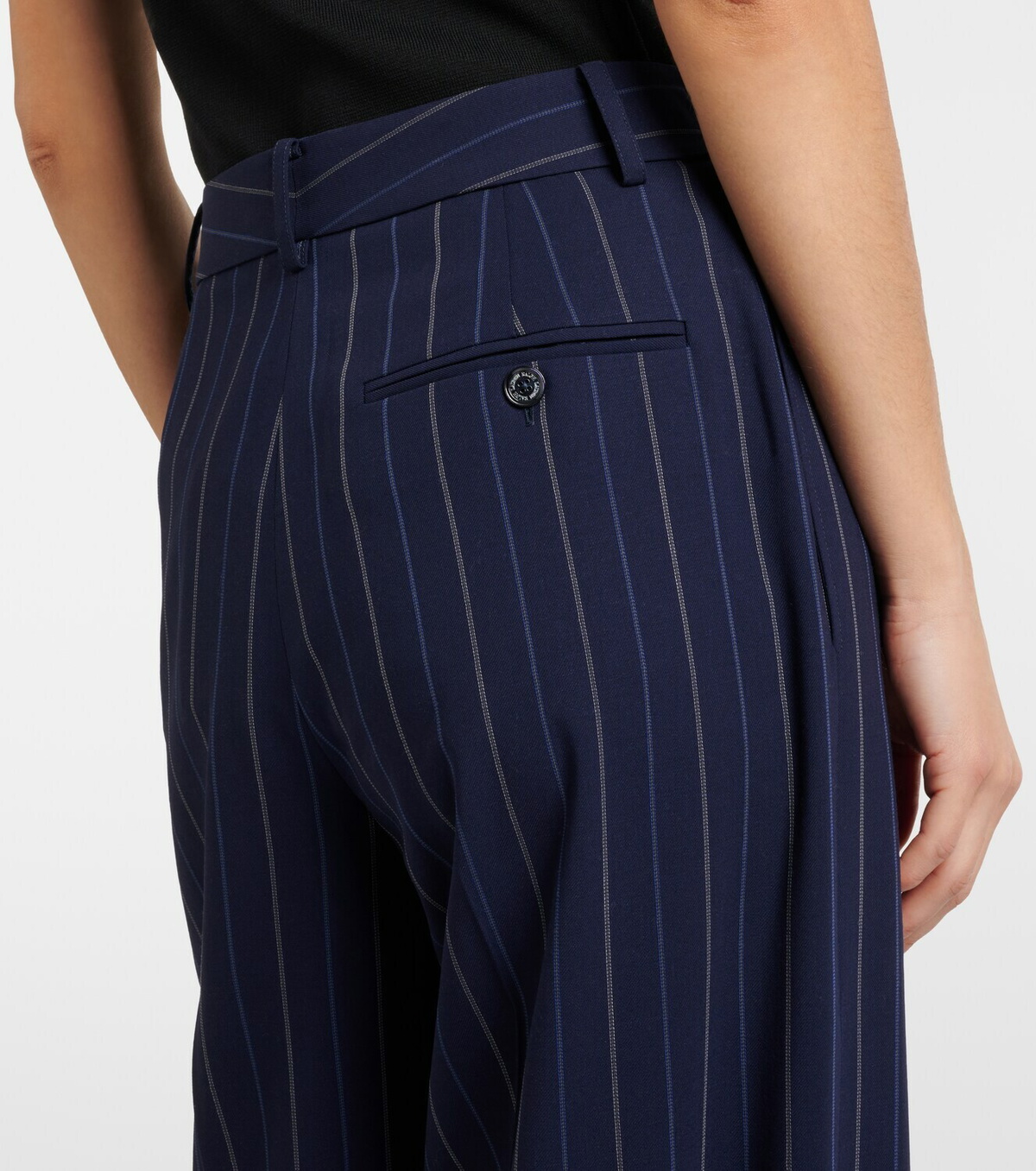 Ralph Lauren Collection Jody wool wide-leg pants