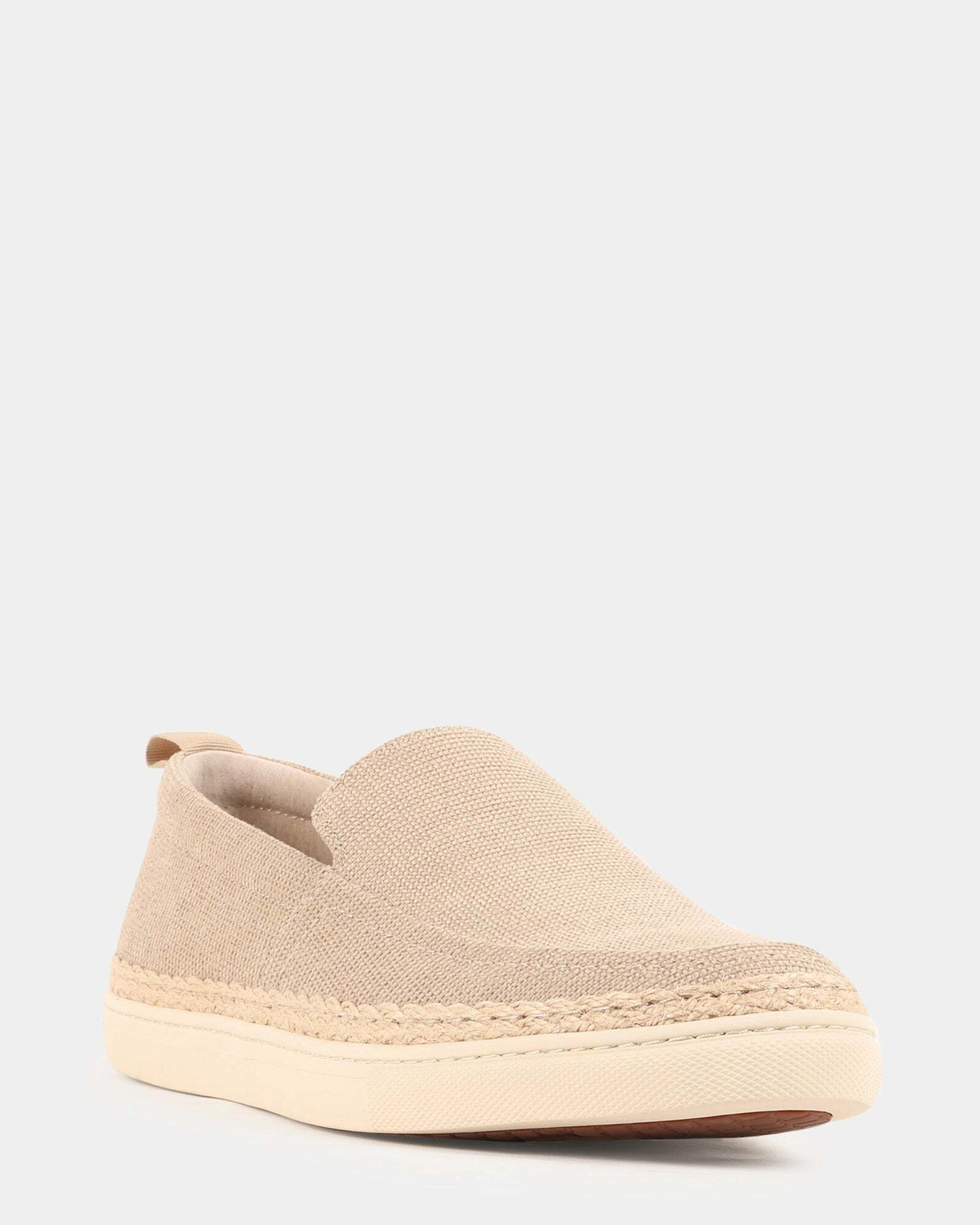 Steve Madden Hilo Loafers in Sand Fabric
