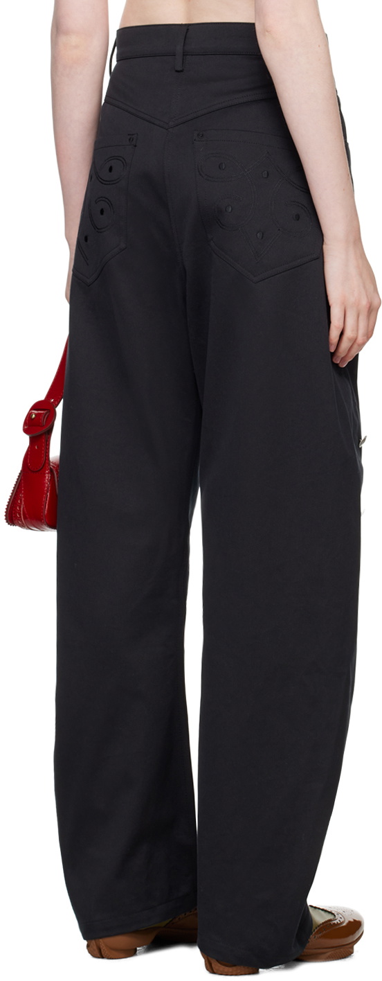 Kiko Kostadinov Black Apollinaire Trousers Kiko Kostadinov