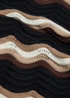 Raith Primavera Wavy Crochet Cotton Shirt Black