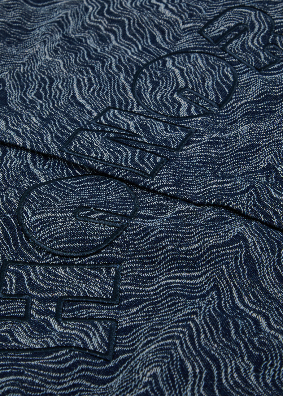 Honor The Gift Jacquard Woven Overshirt Indigo