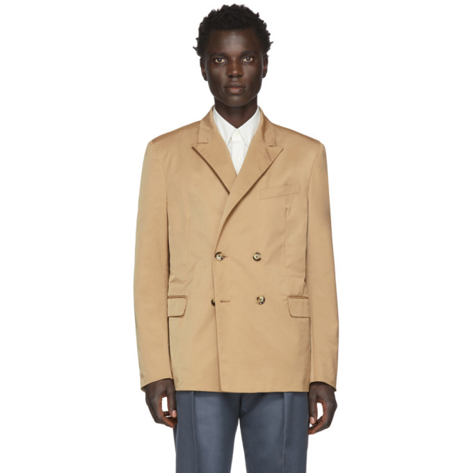 Photo: Valentino Tan Double-Breasted Blazer