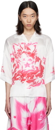 Gerrit Jacob White Satin Shirt