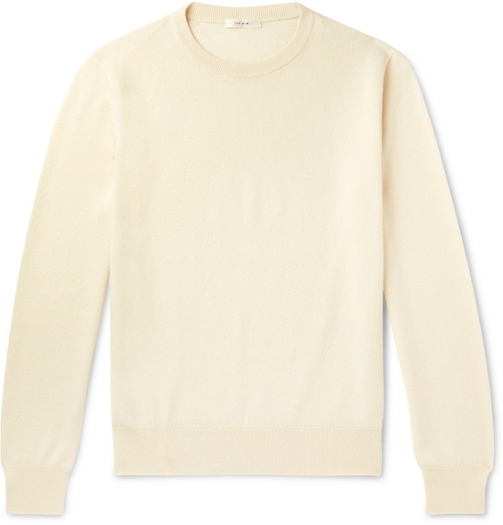 Photo: The Row - Benji Cashmere Sweater - Cream
