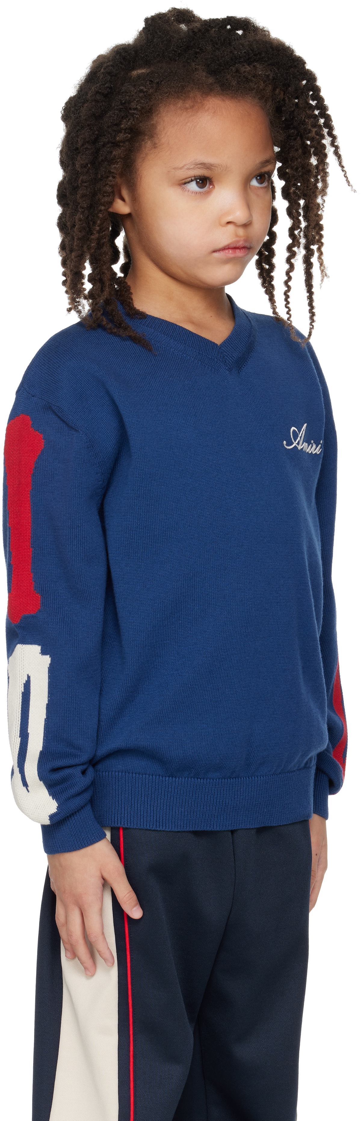 AMIRI Kids Navy Bones Sweater