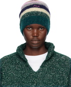 ERL Multicolor Striped Alpaca Mohair Beanie