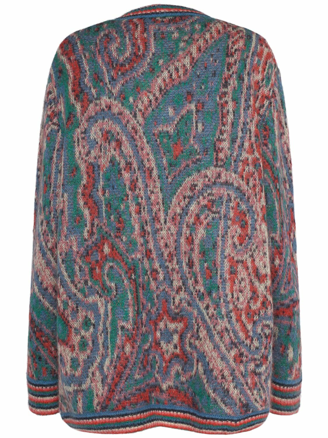 【送料&関税込】Etro Plum Cotton Blend Cardigan ETRO Mohair Blend Cardigan Etro