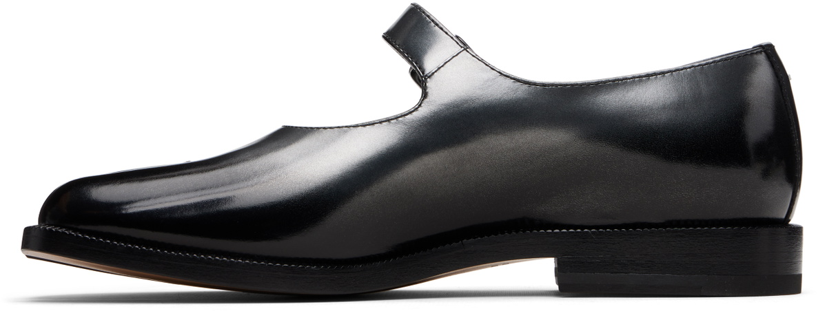 Maison Margiela Black & Silver Mary Jane Loafers