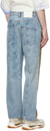 Feng Chen Wang Blue Phoenix Jeans