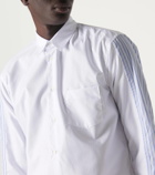 Comme des Garçons Shirt Striped cotton poplin shirt