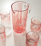 Les-Ottomans Striped crystal jug