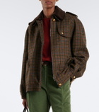 Blazé Milano Chausie checked virgin wool jacket