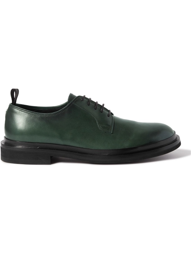 Photo: OFFICINE CREATIVE - Major Leather Derby Shoes - Green