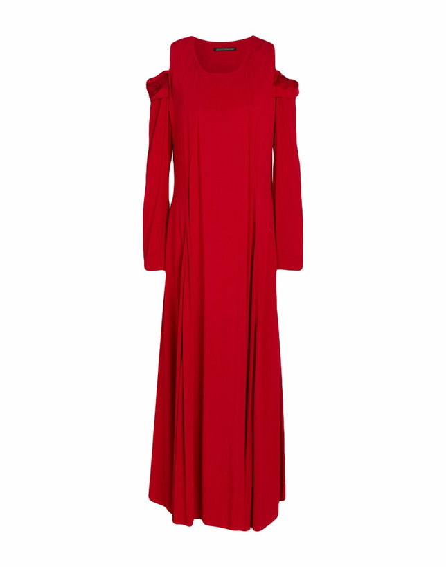 Photo: Yohji Yamamoto Womens Maxi dress in Red
