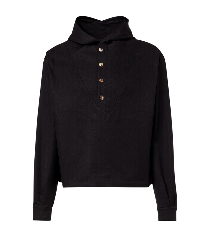 Photo: Kiko Kostadinov Slatina embroidered hoodie