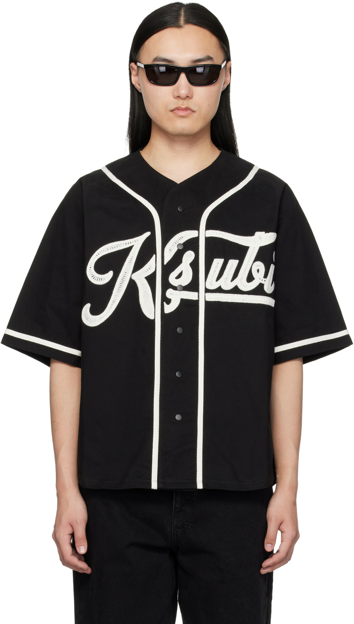 Ksubi Black Outfield S/S Jersey Shirt