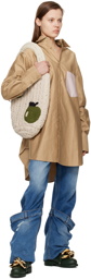 JW Anderson SSENSE Exclusive Beige Apple Knitted Tote