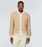 King & Tuckfield Striped wool cardigan