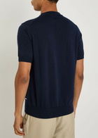 Aurélien Knit Merino Wool T-shirt Navy