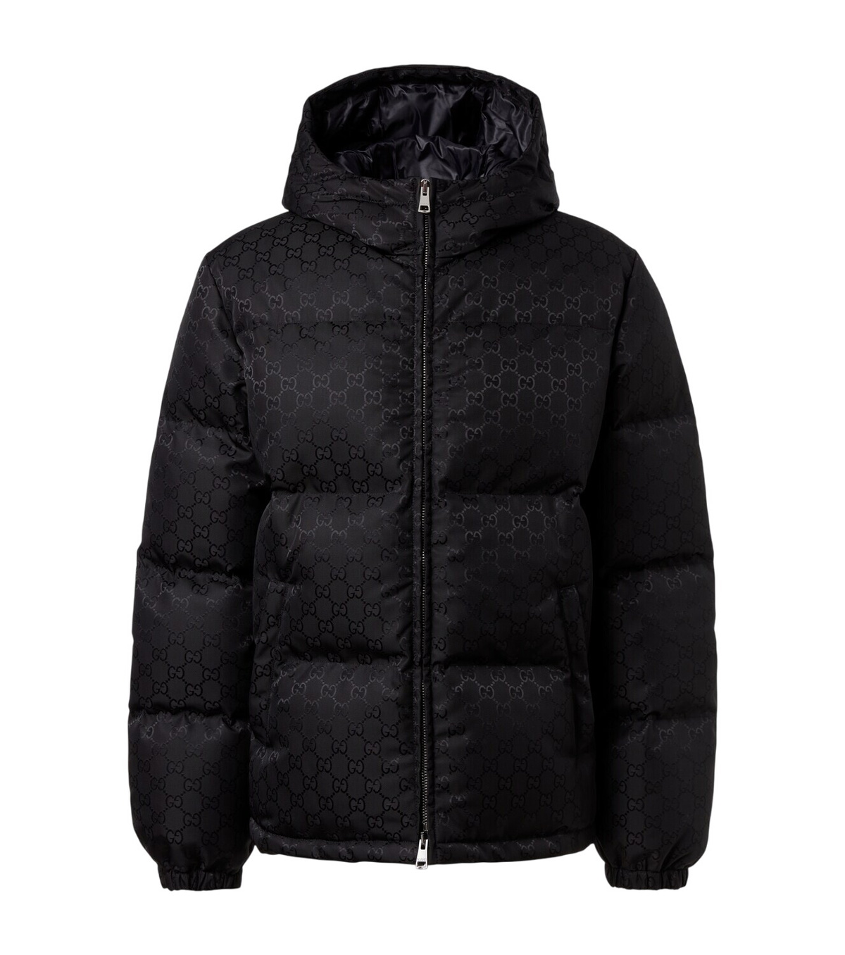 未使用級 2wayフード取り外し可◎GUCCI GG柄 ブラック ジャケット GUCCI - Logo Jacket Gucci