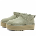 UGG Women's Classic Ultra Mini Platform Boot in Shaded Clover