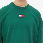 Tommy Jeans Men's Flag T-Shirt in Darkened Emerald