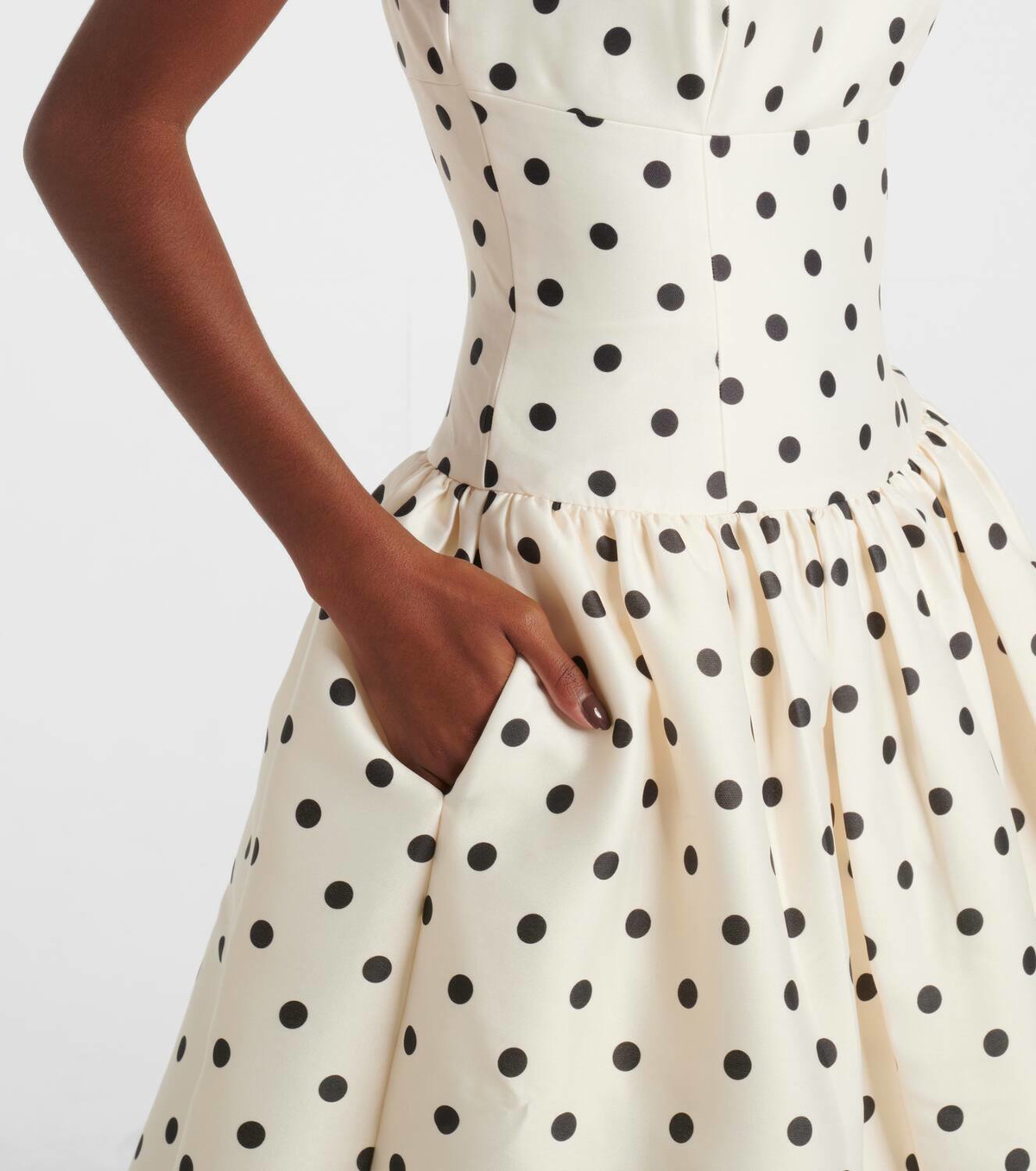 【送料&関税込】self-portrait Corset Dress Self-Portrait Polka-dot taffetta corset dress Self-Portrait