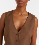 Gabriela Hearst Coleridge wool and silk vest