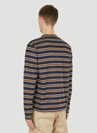 Striped Long Sleeve T-Shirt in Navy