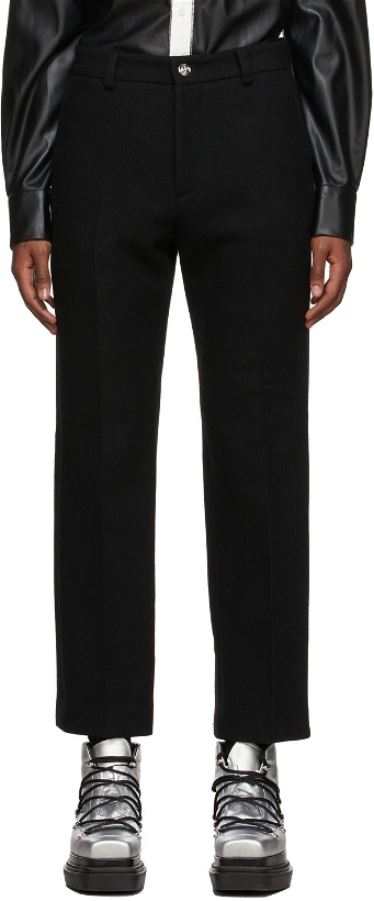 Photo: We11done Black Wool Suit Trousers