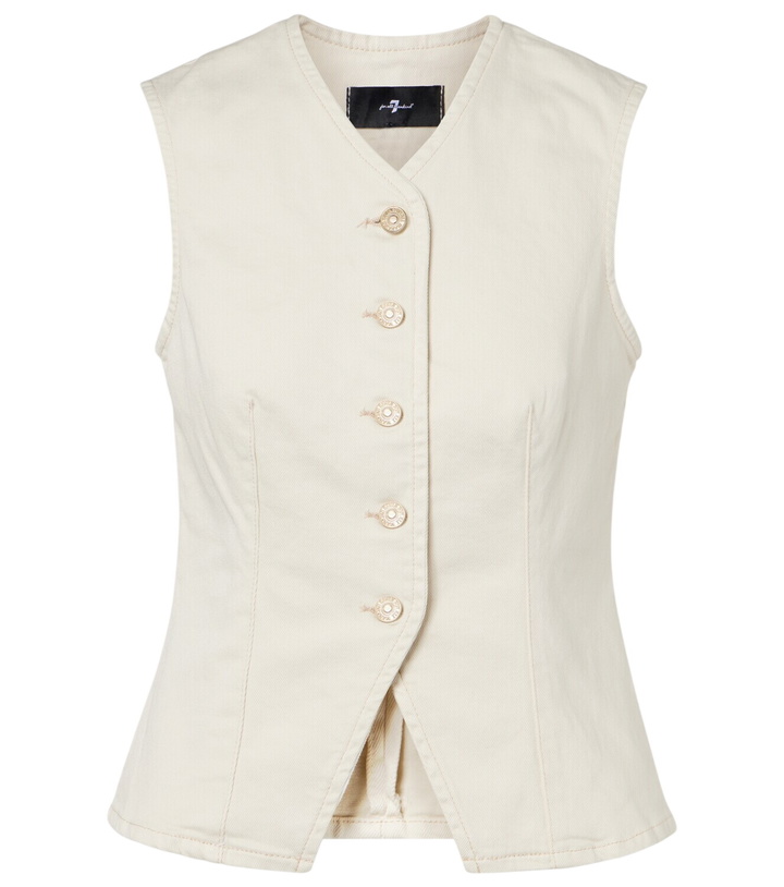 Photo: 7 For All Mankind Lady denim vest