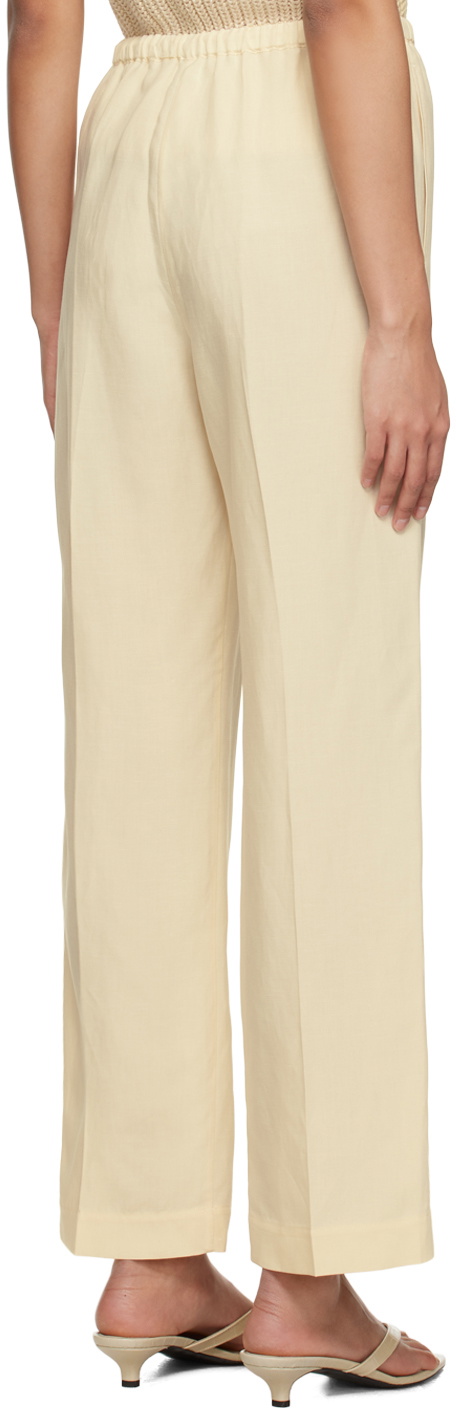 Women's Lyocell Linen Drawstring Pants by Toteme