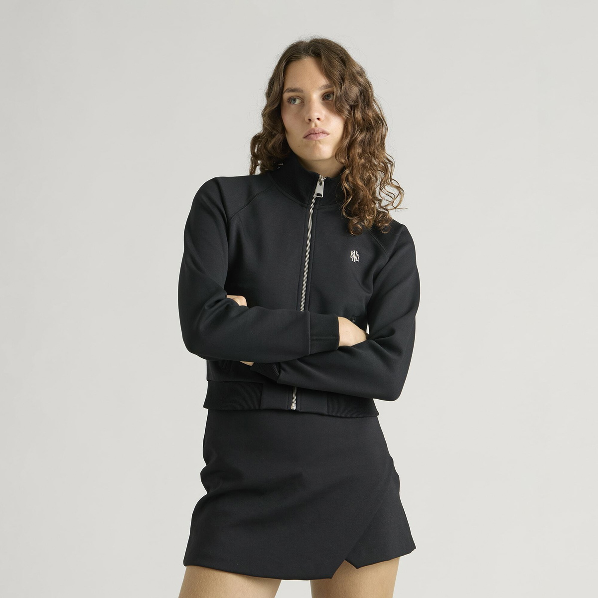 END. Women's Compact Jacket in Black