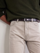 Yuketen - 2.5cm Stirrup Leather Belt - Brown