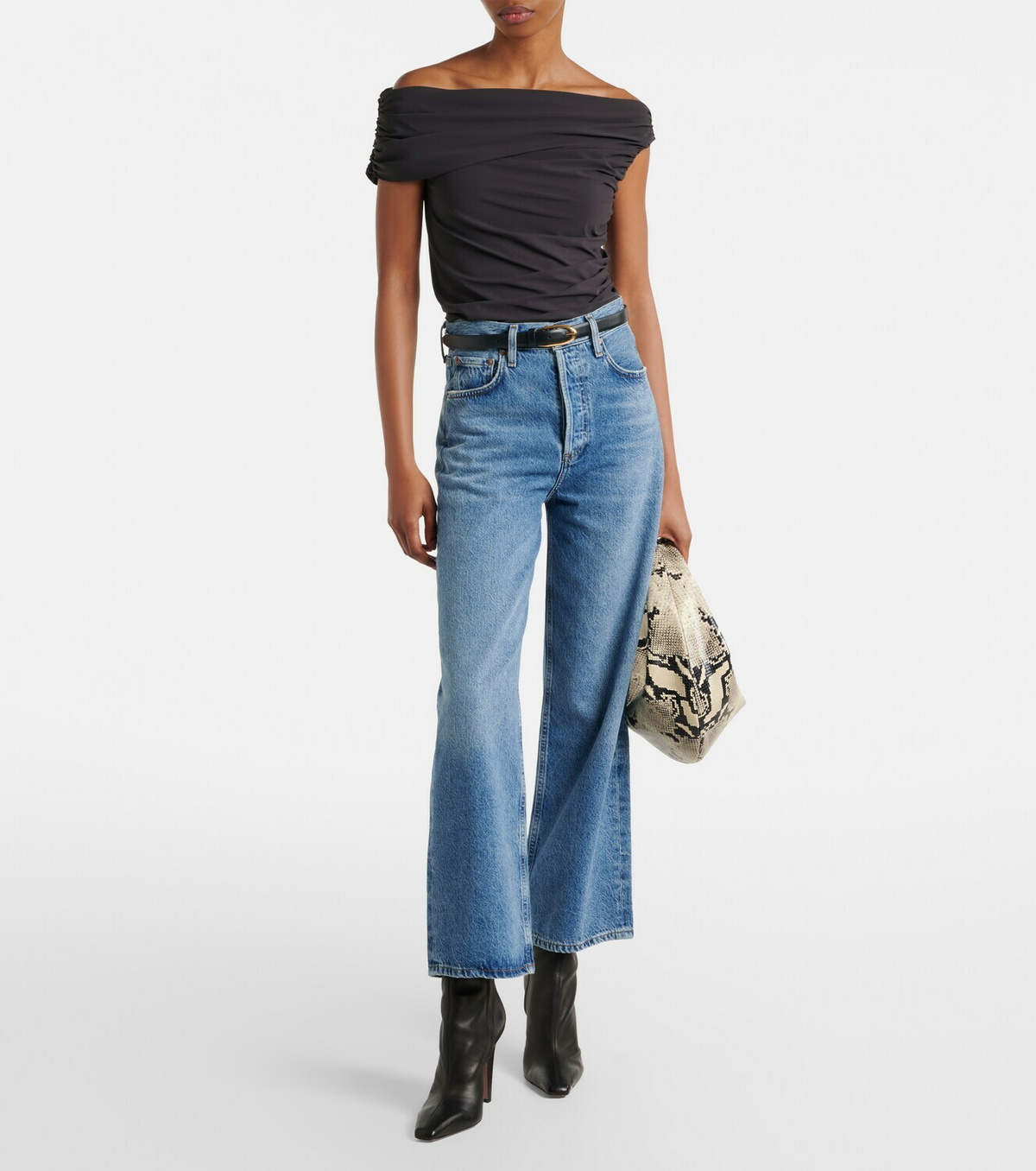 Agolde Sherilyn off-shoulder bodysuit