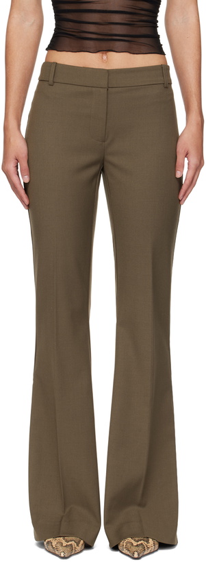 Photo: BEC + BRIDGE Khaki Teri Bootleg Trousers
