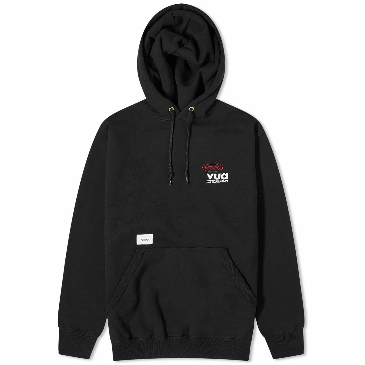 Photo: WTAPS Men's 10 Embroided Pullover Hoodie in Black