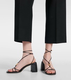 Jimmy Choo Onyxia 70 leather sandals