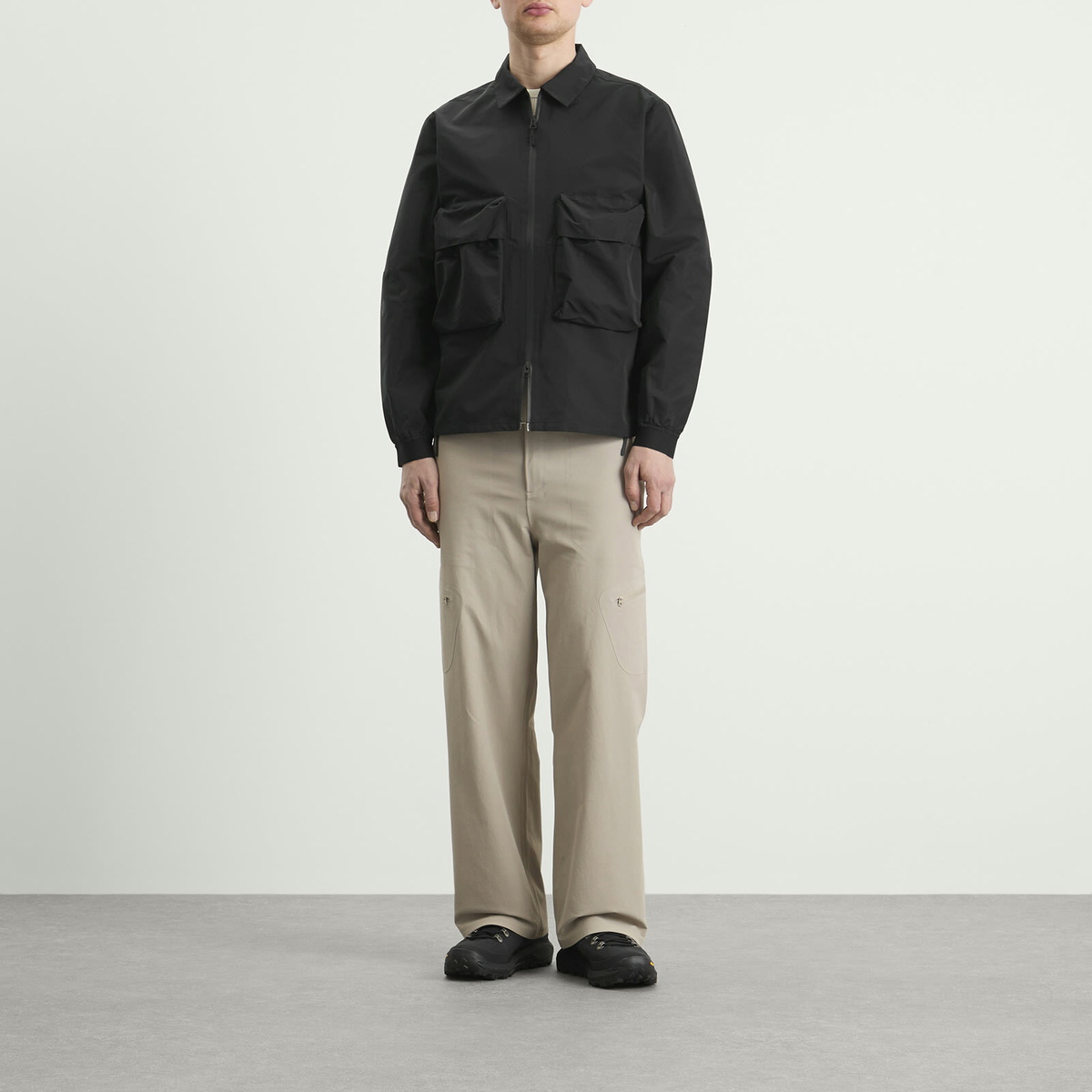 Purple Mountain Observatory Men's Climate Shirt Jacket in Black