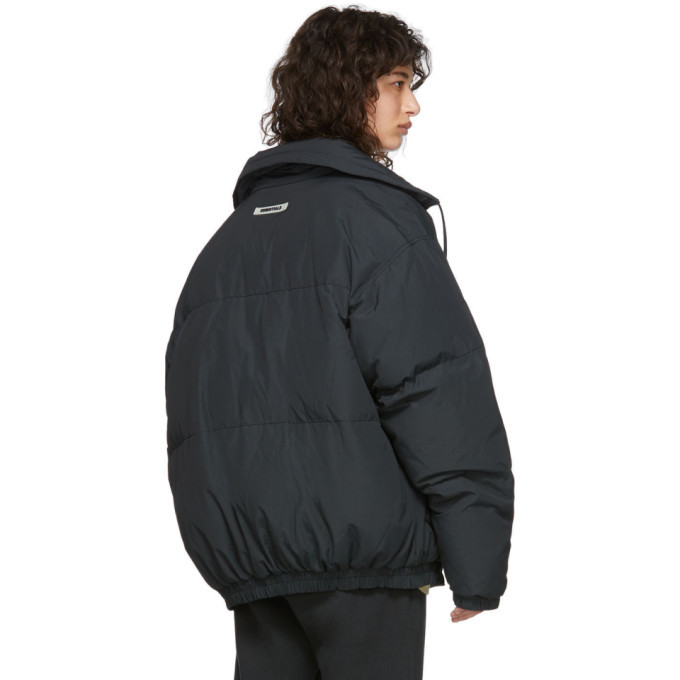 即納 Mサイズ FOG  Essentials Puffer Jacket 黒 Essentials Black Puffer Jacket Essentials